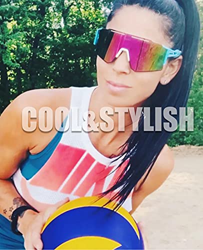 RINKUOLYO Sports Polarized Sunglasses for Men and Women, Viper Sunglasses for Cycling, Running, Driving - Image 3