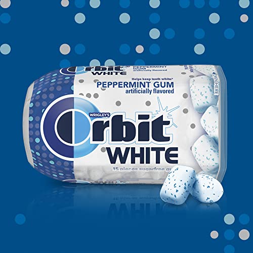 ORBIT White Peppermint Sugar Free Chewing Gum, 15 Count (9 Pack) - Image 5