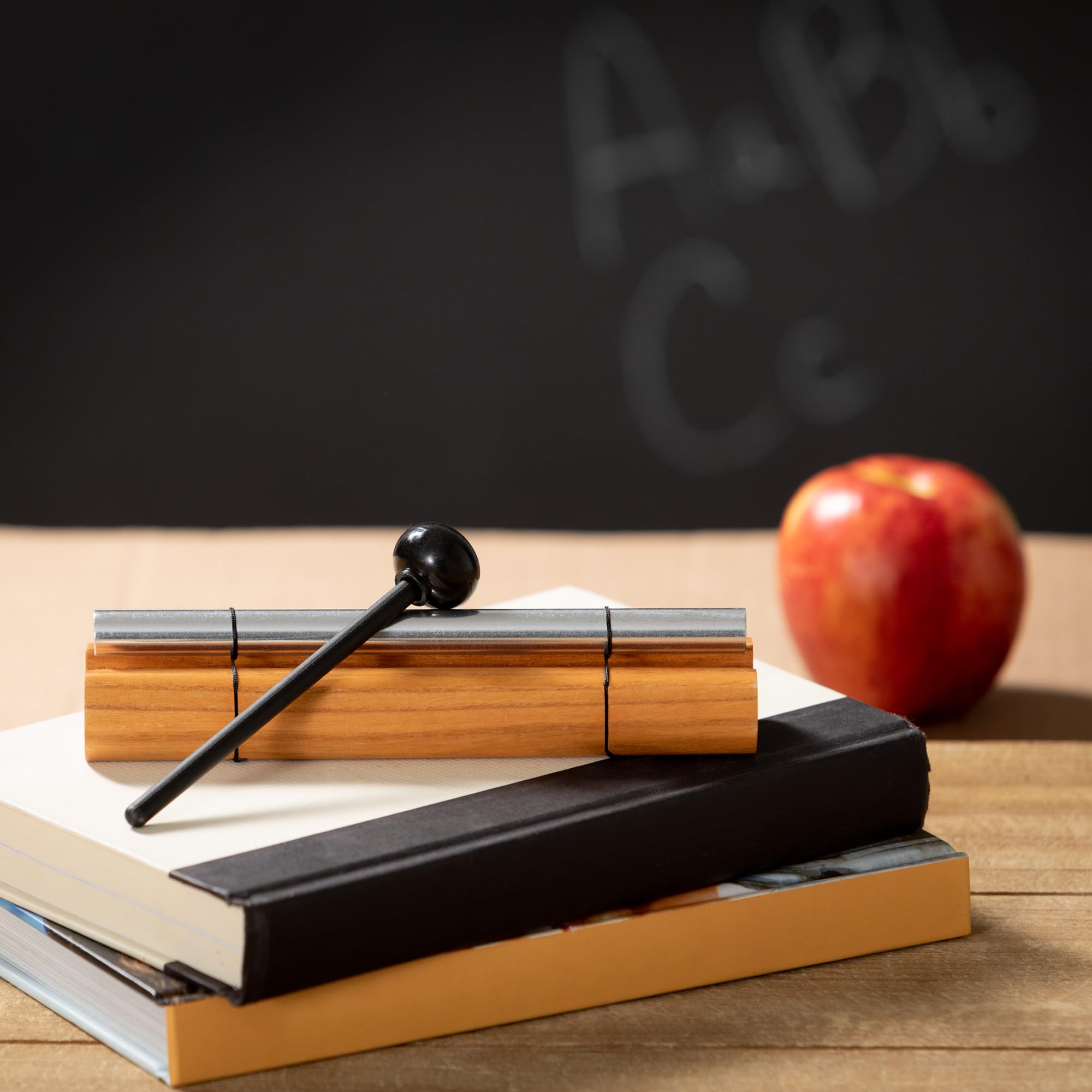 Woodstock Wind Chimes Zenergy Solo Hand Chime, Silver (7") Musically Tuned for Meditation, Yoga and Mindfulness, Bell Percussion Instrument For Teachers and Classrooms - Image 7